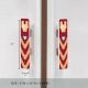 Handcrafted Acacia Wood Ironman Cupboard Handles Set